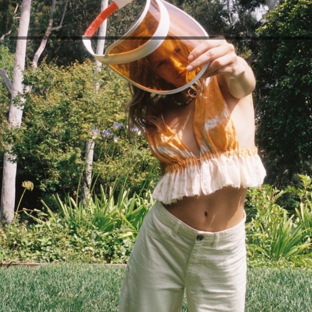 NWT Zara Linen Tie-Dye Top -SOLD